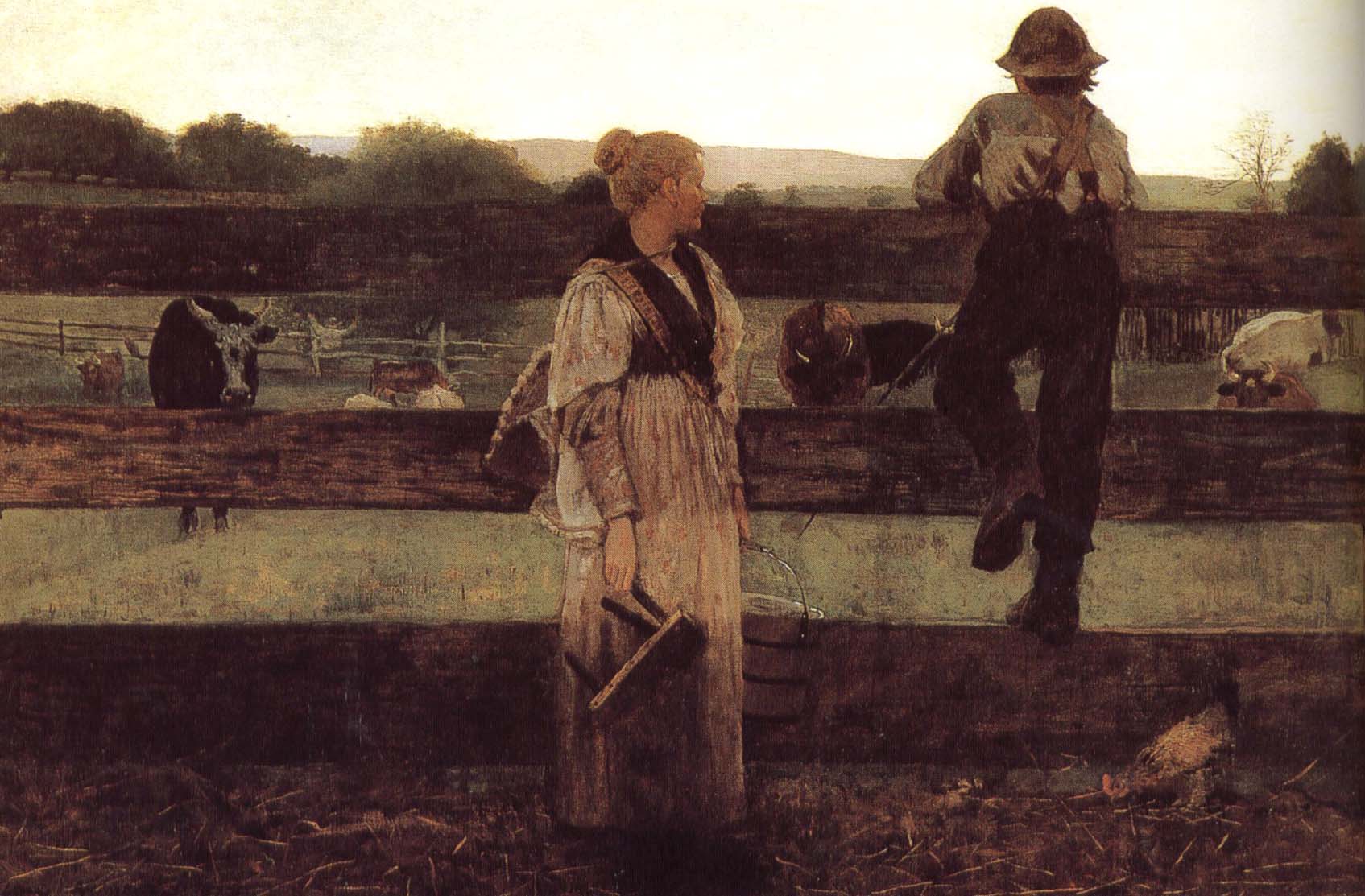 Winslow Homer Milking time